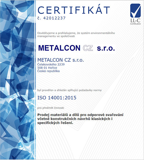 ISO 14001:2015 CZ